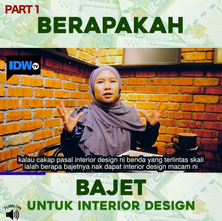 Cara Mengenal Pasti Bajet Interior Design