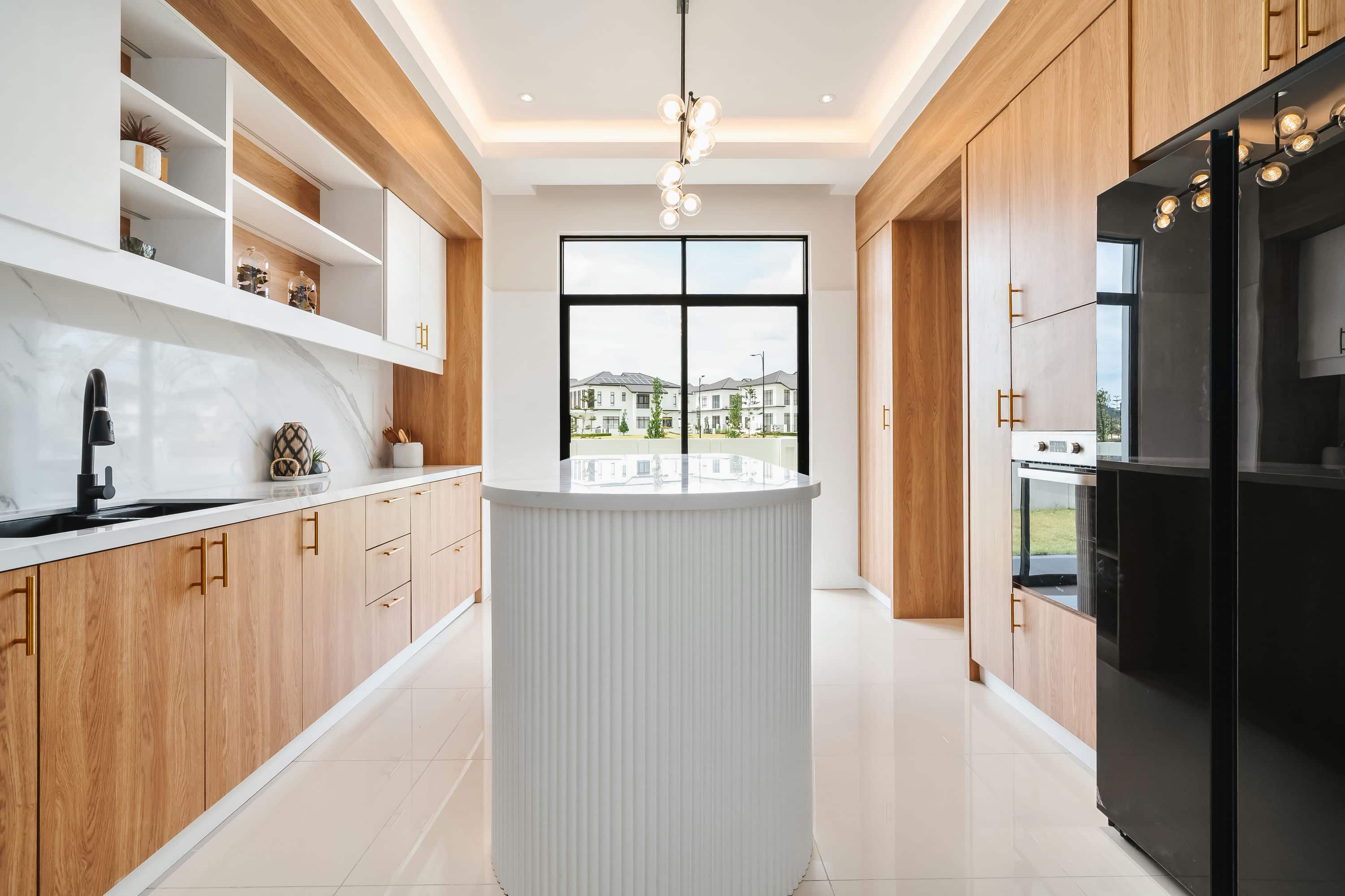 Eco Grandeur Puncak Alam Interior Design Renovation Dry Kitchen IDW Design