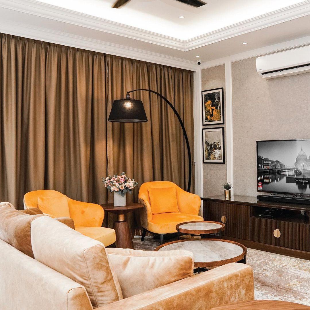 modern classic interior design style living area by IDW design