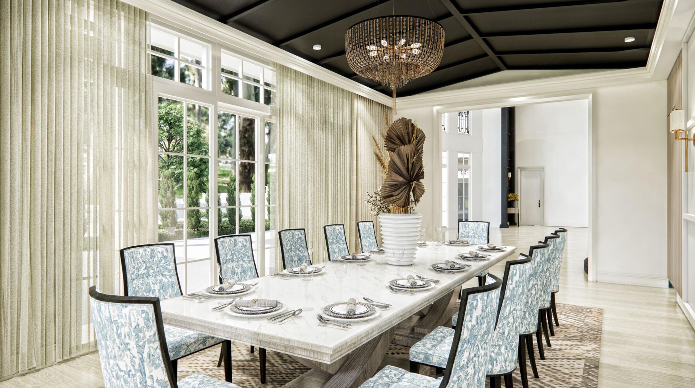Interior Design of Puan Anis Bungalow - dining area 2