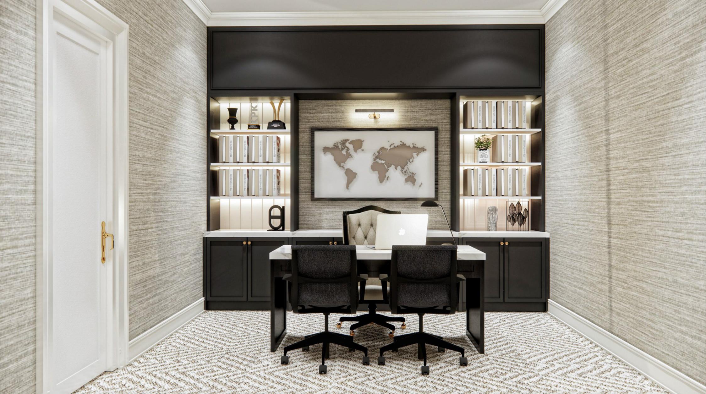 Interior Design of Puan Anis Bungalow - Home office