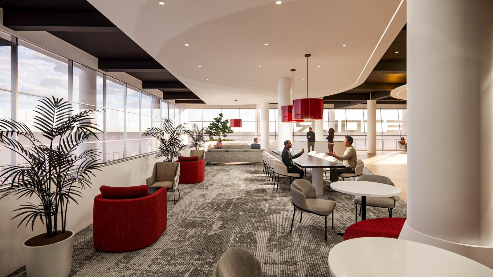 Interior at the Glenmarie Office fit-out