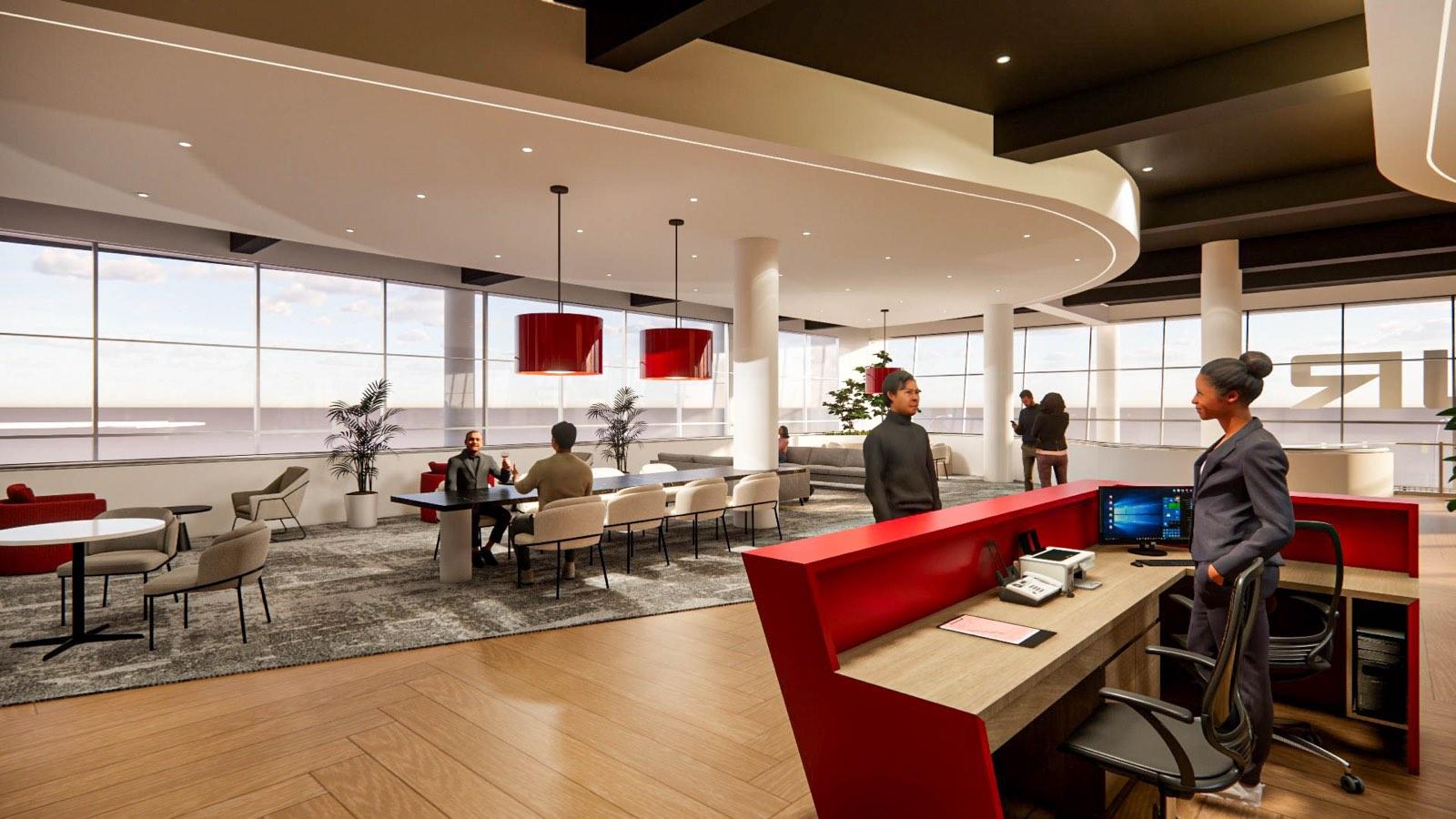 Interior at the Glenmarie Office fit-out