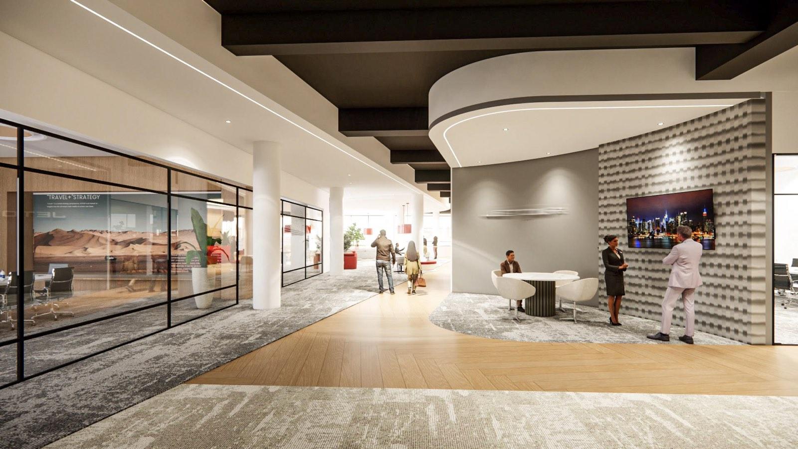 Interior at the Glenmarie Office fit-out