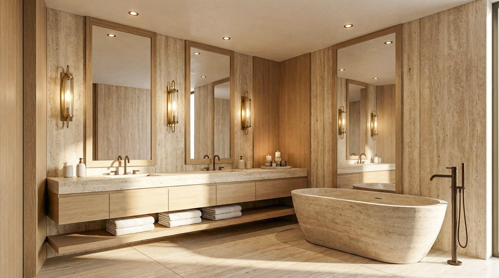 Master bathroom at Embassy Juhu Tower 3